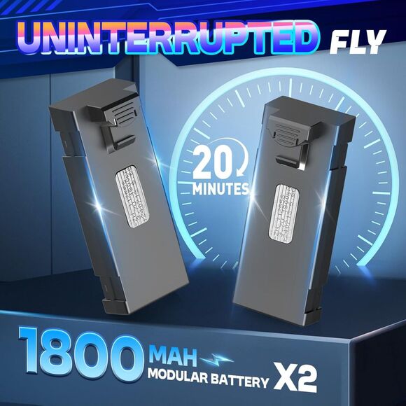 Mini Drone for Kids and Beginners, Quadcopter with LED Lights, 3D Flip - Picture 2 of 7